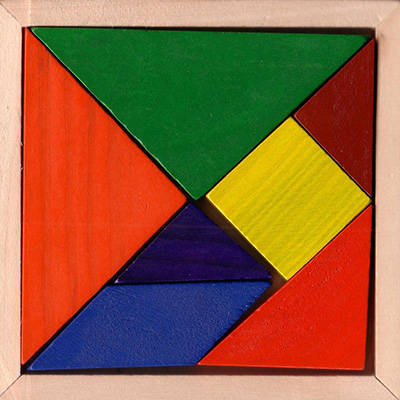 A geometric-shaped set